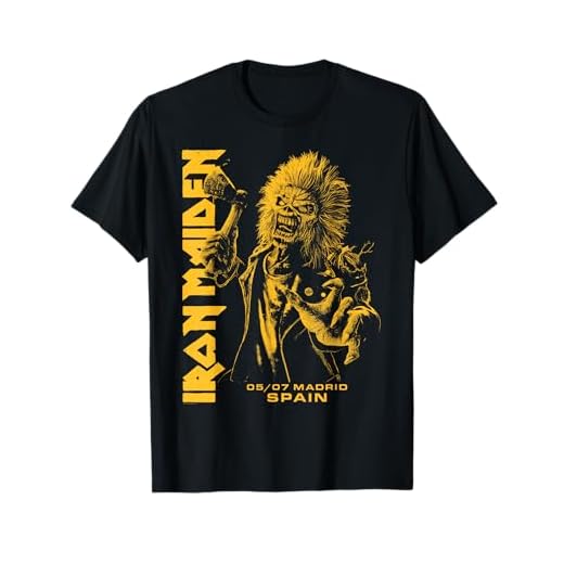 Iron Maiden - Run For Your Lives Tour Madrid Camiseta
