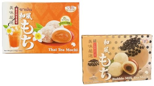 Japanese Mochi Sweet Rice Dessert (COMBO, THAI TEA MOCHI)