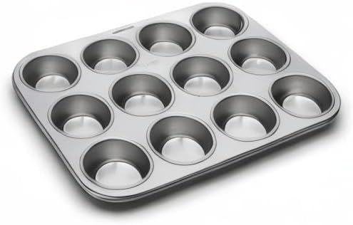 Fox Run Muffin and Cupcake Pan, 12 Standard Cup, Stainless Steel - Image 9