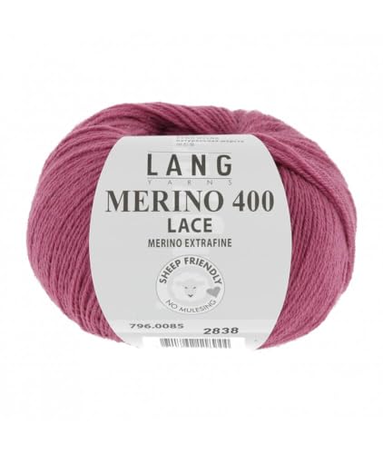 Lang Yarns Merino 400 Lace - pink 085