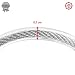 Ultrasport Candado en espiral para bicicleta con 2 llaves, candado de cable...