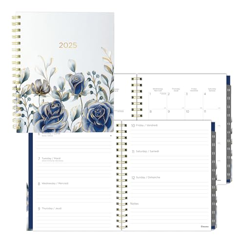 Blueline® 2025 Agenda Hebdo/Mensuel Floral Abstrait