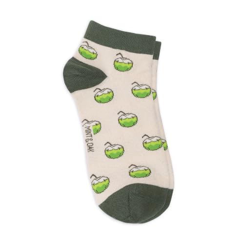 Image of Mint & Oak Low Cut Ankle Women Socks, Christmas Gift Quirky Socks For Friends, Cute Funky Socks, Christmas Secret Santa Gifts For Women