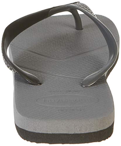 Chinelo Casual, Havaianas, Masculino, Cinza Aço/Preto, 39/40