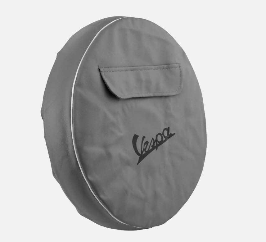 COPRIRUOTA GRIGIO CON ELASTICO compatibile per VESPA 3.50-10/3.00-10