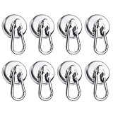 Grtard Magnethaken Extra Stark 50 kg,8er Set Magnetische Haken...