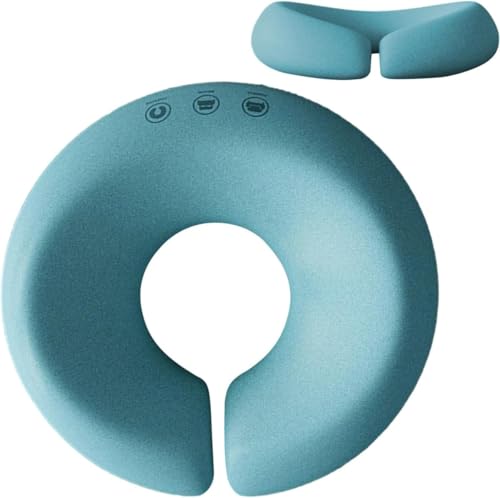 Unlnsiy マッサージフェイスピロー、ユニバーサルうつ伏せクッションフェイスピロー、快適なU字型、うつ伏せ枕、ビューティーサロンクッションリラクゼーション、マッサージヘッドレストソフト弾性テーブルサロン用 (スポンジ,ブルー)