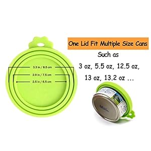 Comtimpetcancovers6packsiliconedogcatfoodcanlidsuniversalsizefitmoststandardsizecans Urban Country Home Decor Comtim pet can covers6 pack silicone dog cat food can lidsuniversal size fit most standard size cans urban country home decor