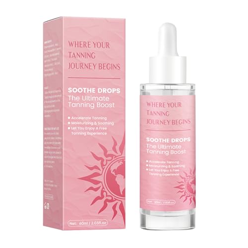 Tanning Drops, Sunless Tanning Liquid, entzückend, natürlich, wasserfest, Bronze, Skin Moisturizing Booster für den täglichen Gebrauch, Reisen, Zuhause, , Indoor-Shower, Urlaub, Pink