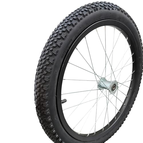 Pneu caoutchouc robuste et roue à rayon 20 pouces Perfeclan haute résistance pour remorque