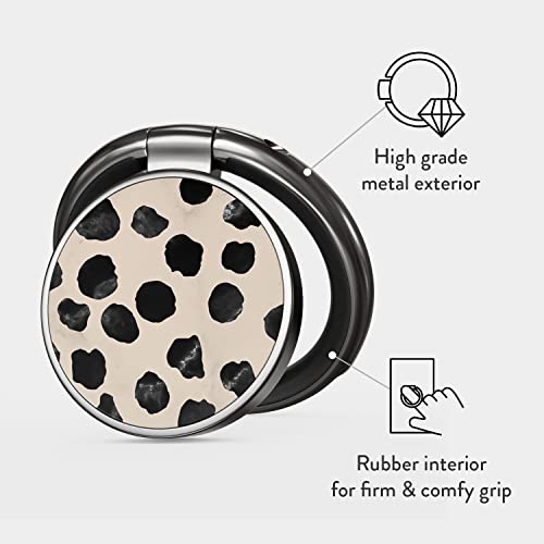 BURGA Cell Phone Ring, Holder Grip and Stand - Finger Phone Grip for Back of Smartphone Case, Kickstand 360 Rotation, Universal Ring for iPhone Samsung Galaxy Huawei Google Pixel, Stylish Accessories