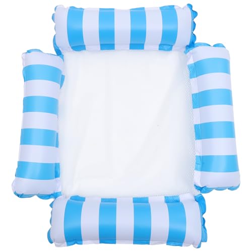 Fauteuil flottant résistant LABRIMP en PVC épais premium, hamac de piscine haut de gamme bleu