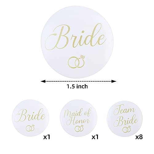 Boutons de mariée d'équipe et accessoires décoration EVJF - 4