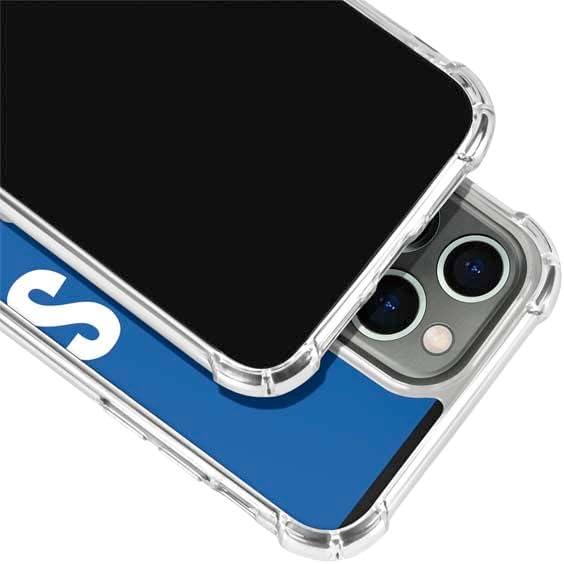 Skinit Clear Phone Case Compatible with iPhone 14 Pro Max - Officially Licensed NFL Los Angeles Rams Helmet Design