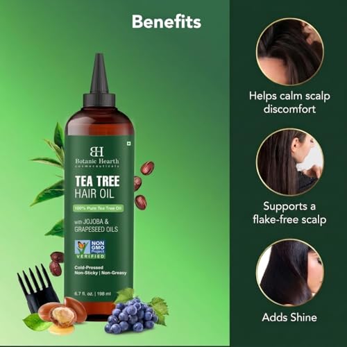Botanic Hearth Tea Tree Scalp Oil 6.7oz — view 2