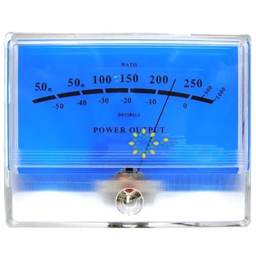 H Classic Mcintosh Lake Blue Vu Meter Tube Amplifier Db Meter Amplifier Level Meter Front Audio Power Meter Head with Backlight