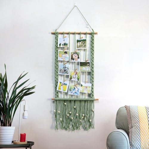 Collage photo macramé pour décoration murale de chambre cocooning - 5