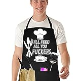 🎁Tamaño adecuado:el delantal de cocina tiene una correa para el cuello ajustable de 61cm y lazos de cintura extra largos (89cm a cada lado), y los lazos largos que se pueden modificar fácilmente para adaptarse a la mayoría de los tamaños. Cada delantal tiene un ancho de 67cm y la longitud es de 89cm, desde el pecho hasta la rodilla proporciona una gran cobertura, hace que este ajuste perfecto para la mayoría de los tamaños corporales.