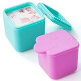 Homotte Leakproof Dips Containers Compatible with Most Lunch Box, 2x 4 oz Salad Dressing Container T