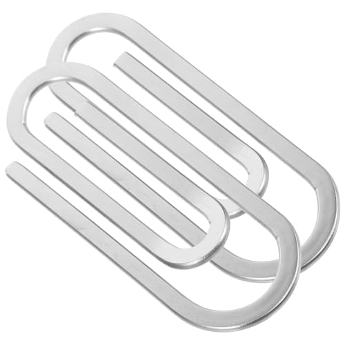 BESPORTBLE 2 Piezas Pinza para Billetes de Acero Inoxidable Diseño Delgado y Estructura Simple, Ligera y Ahorra Espacio, Adecuado para Fiestas de Soltero y Uso Diario