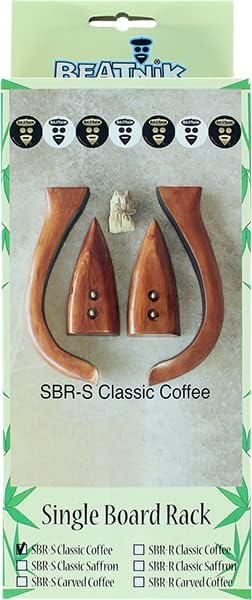 Boardparadise Beatnik Surfboard Single Board Rack Coffee