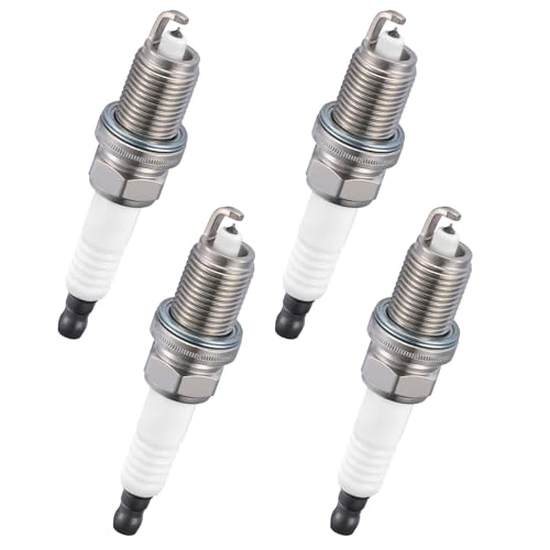 Image of BDFHYK 97932 Iridium Spark Plugs Compatible with Chrysler 200 2007-2012 for Hyundai Elantra for Kia Soul Spectra Spectra5 Compass Patriot Journey Avenger 2.0L 2.4L L4 Engines for IZFR5L-11 Set of 4