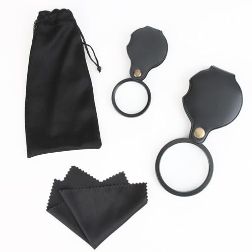 2 Pcs Lente d'ingrandimento portatile, Lente