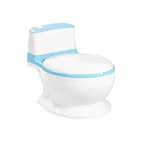 Penico Vaso Assento infantil Troninho Redutor cor Azul Desfralde inteligente