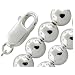 10mm LARGE SHINY POLISHED Italian .925 Sterling Silver Round Ball Bead Necklace . Available in 5mm-10mm Width and 16"-18"