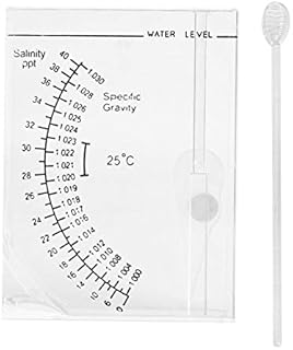 Aquarium Salinity Tester Seawater Salt Meter Fish Tank Salinity Measuring Device for Fish Tank Pond Saltwater water