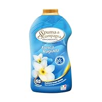 Spuma di Sciampagna – Ammorbidente Lavatrice Liquido Fragranza Fresca Rugiada, Formula Concentrata Neutralizza Odori Efficace Anche a Basse Temperature – 1300 ml – 65 Lavaggi