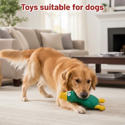 DvBCNMe 3 StüCk Gummihuhn Hundespielzeug, Das Spielzeug Quietscht FüR Den Hund, Hundespielzeug Unzerstörbar, Interaktives FüR Welpen Zum Zahnen,Kauspielzeug FüR Kleine Hunde