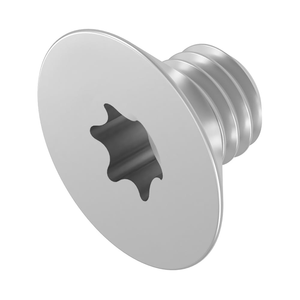 VITI TESTA SVASATA CAVA ESAGONALE M5x30 mm 7 PEZZI ACCIAIO INOX AISI 316