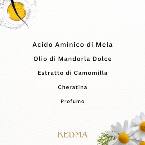 Kedma - Shampoo Intensivo Rinforzante - Rinforza I Capelli E Migliora La Loro Elasticità - Per Capelli Fragili E Danneggiati - 500Ml - 7