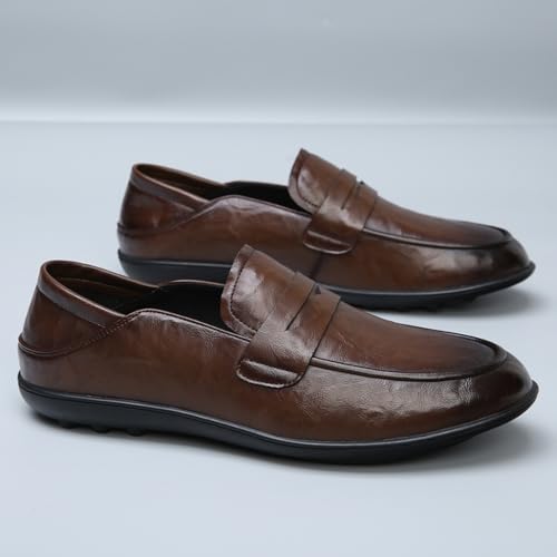 Men's Fashion - Forward Leather Loafers, Stylish Casual Shoes - Suitable for Urban Strolls, Creative Workplaces & Daily Commutes3