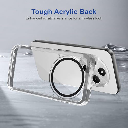 Image of Zapcase Back Case Cover for Mi Redmi 14C 5G | Compatible for Mi Redmi 14C 5G Back Cover | Case Cover with Camera Protection | (TPU + PC | Transparent)