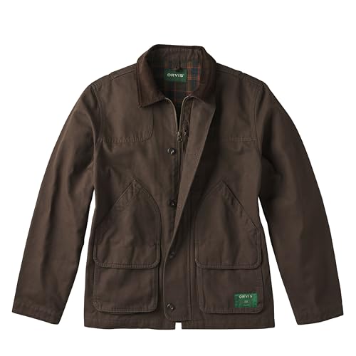 Image of Orvis Everyday Field Coat for Men - Rugged Outdoor Wear, Versatile Design, Durable Construction, Warm & Comfortable, Espresso - Large