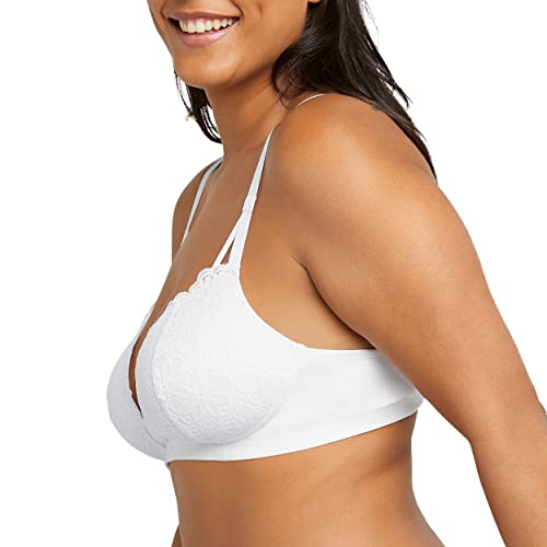 Image of Maidenform Women's M Soft Support Wireless Bralette, Soft Convertible Bra with Lace