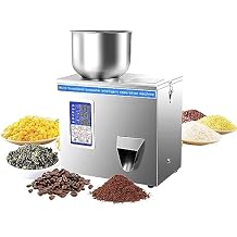 Powder Filling Machine, 1-500g Automatic Bottle Bag Powder Filler, Automatic Weighing, Intelligent Speed Change, Inductively Controlled Blanking, Suitable for Packaging Bulk Materials
