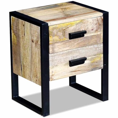 Table de nuit étroite 2 tiroirs pour optimiser les petits espaces de nuit