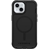 OtterBox Defender MagSafe Case for iPhone 17e, 16e, iPhone 15, iPhone 14, iPhone 13 – 7X Military-Grade Drop Protection, Rugged Grip Texture, Strap Anchors, Port Covers – Non-Retail Packaging – Black
