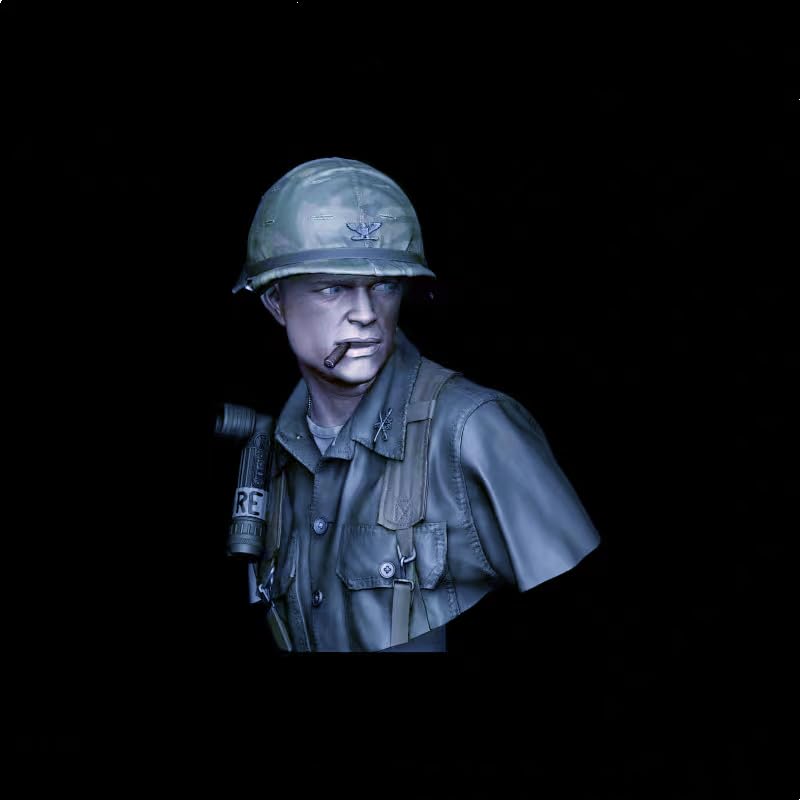 1/10 WW2 soldat US buste en résine kit non peint non assemblé buste en résine pièces //F0i2q-6