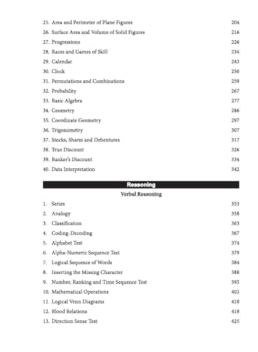 Image of MTG Quant & Reasoning Book For SSC CGL, CPO, Bank PO, Clerk, RBI, CAT, GMAT, MAT and Other Competitive Exams