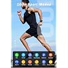 Men's Smart Watch with Earbuds,TWS Wireless Earphones for Android iOS Phones Smart Watches for Android iOS Answer/Make Calls Fitness Watch Heart Rate Step Calorie Counter Long Battery Life