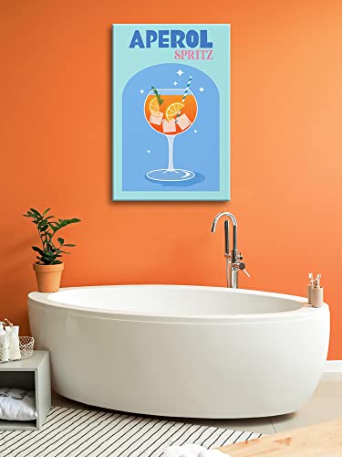 Xintang Retro Cocktail Poster Canvas Wall Art Funny Alcoho Wine Glass Print Paintings Cute Preppy Posters Aesthetic Room Wall Decor Pictures For Bar Party Dorm Kitchen Set Of 6 8X10In Unframed #TOP3