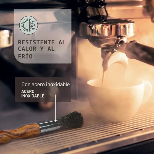Miniatura 5 de Grasshopper - Cepillo De Cocina Para Cafetera De Café Diseño Moderno De Madera - Cepillo De Cocina Barista