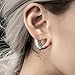 Atomhole Ear Lobe Cuff 0g 2g Plugs 2pcs Stainless Steel Ear Gauges Tunnels Piercing Expander Stretchers Fashion Body Jewelry