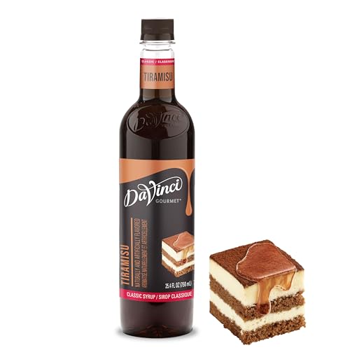 Image of DaVinci Gourmet Classic Tiramisu Syrup, 25.4 Fluid Ounces (Pack of 1)