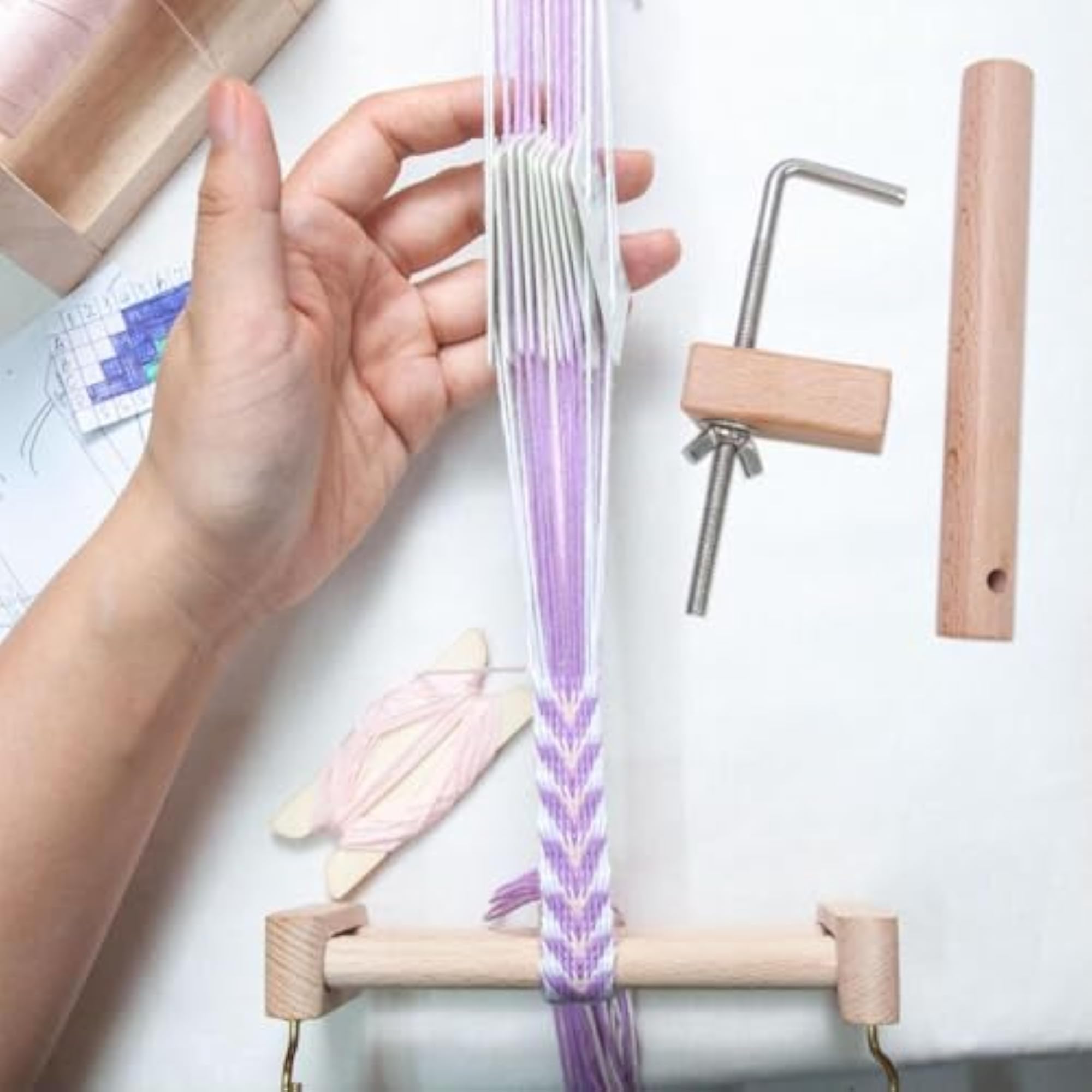 Weaving Loom Kits Jig Bracelet Maker, Craft Gift