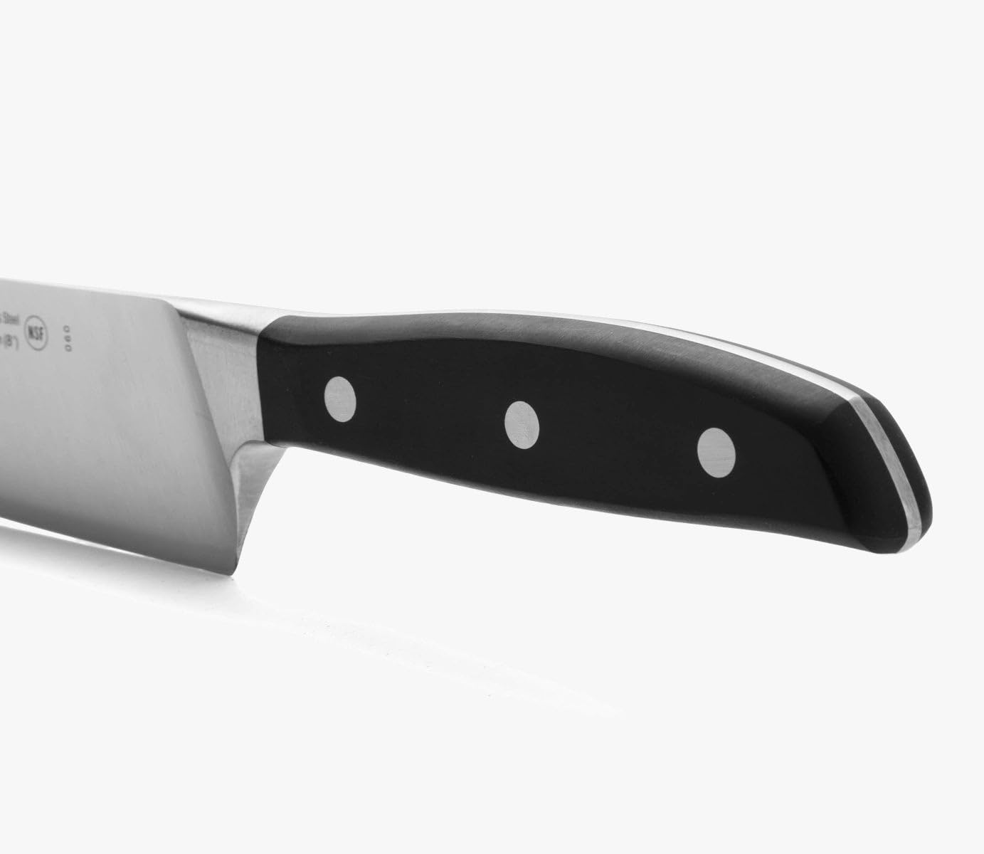 Arcos Coltello Chef Forgiato in Acciaio Inossidabile – Coltello da Cucina Professionale per Cucinare, Manico Ergonomico in Poliossimetilene e Lama da 210 mm – Nero, Serie Manhattan